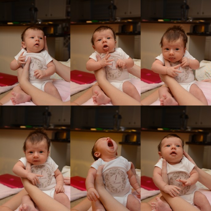 1 Month Old Josie -tile